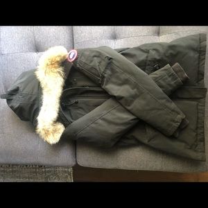 Black Canada Goose Montebello Parka Size Medium